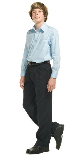Navy Boys Extendable Waist College Trouser