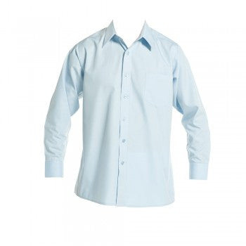 Sky Blue Boys Long Sleeved Classic Shirt 