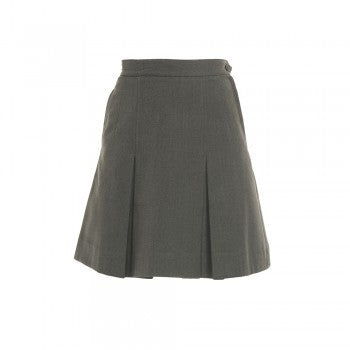 Mid Grey Pleated Skirt 